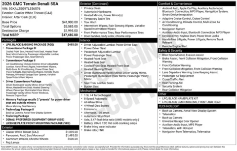 Photos of 2026 GMC Terrain Denali for sale in Indianola, IA at Gregg Young Buick GMC Indianola