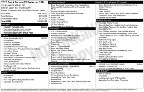 Photos of 2026 Buick Encore GX Preferred for sale in Indianola, IA at Gregg Young Buick GMC Indianola