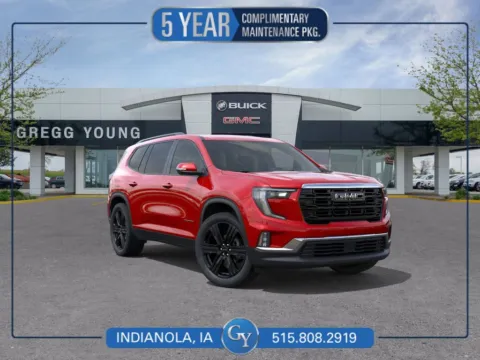 Red 2026 GMC Acadia Elevation for sale in Indianola, IA