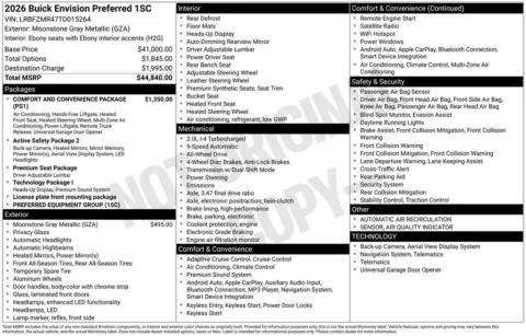 Photos of 2026 Buick Envision Preferred for sale in Indianola, IA at Gregg Young Buick GMC Indianola