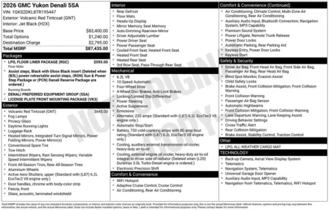 Photos of 2026 GMC Yukon Denali for sale in Indianola, IA at Gregg Young Buick GMC Indianola