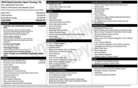 Photos of 2026 Buick Envision Sport Touring for sale in Indianola, IA at Gregg Young Buick GMC Indianola