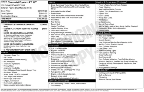 Photos of 2020 Chevrolet Equinox LT for sale in Indianola, IA at Gregg Young Buick GMC Indianola