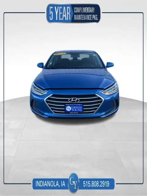 Blue 2017 Hyundai Elantra Value Edition for sale in Indianola, IA