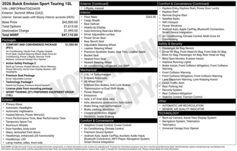 Photos of 2026 Buick Envision Sport Touring for sale in Indianola, IA at Gregg Young Buick GMC Indianola