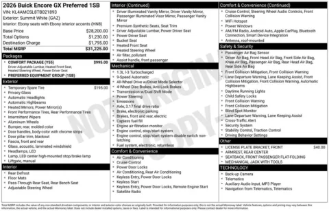 Photos of 2026 Buick Encore GX Preferred for sale in Indianola, IA at Gregg Young Buick GMC Indianola