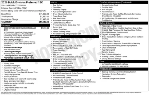 Photos of 2026 Buick Envision Preferred for sale in Indianola, IA at Gregg Young Buick GMC Indianola