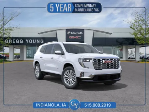 White 2026 GMC Acadia Denali for sale in Indianola, IA