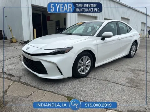 White 2025 Toyota Camry LE for sale in Indianola, IA