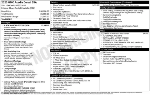 Photos of 2023 GMC Acadia Denali for sale in Indianola, IA at Gregg Young Buick GMC Indianola