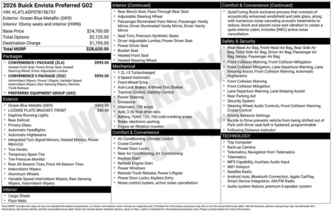 Photos of 2026 Buick Envista Preferred for sale in Indianola, IA at Gregg Young Buick GMC Indianola