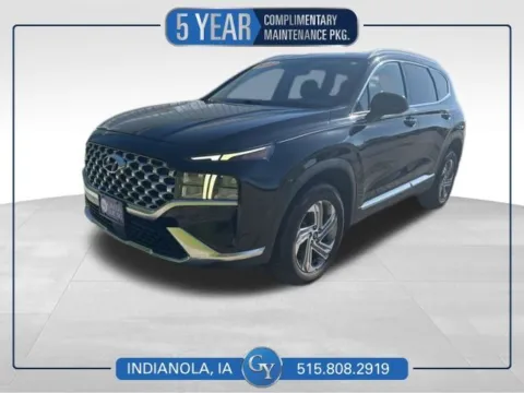 Black 2022 Hyundai Santa Fe SEL for sale in Indianola, IA