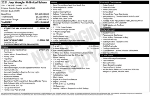 Photos of 2021 Jeep Wrangler Unlimited Sahara for sale in Indianola, IA at Gregg Young Buick GMC Indianola