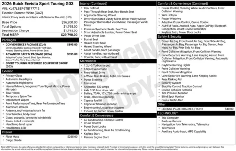 Photos of 2026 Buick Envista Sport Touring for sale in Indianola, IA at Gregg Young Buick GMC Indianola
