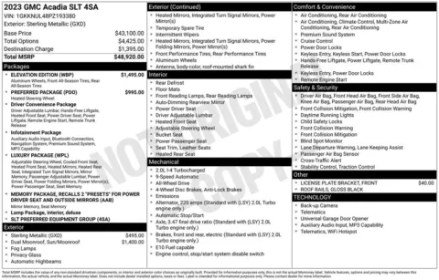 Photos of 2023 GMC Acadia SLT for sale in Indianola, IA at Gregg Young Buick GMC Indianola