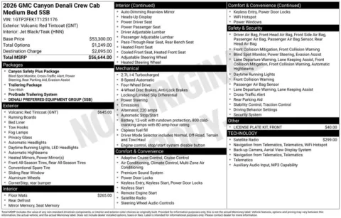 Photos of 2026 GMC Canyon Denali for sale in Indianola, IA at Gregg Young Buick GMC Indianola