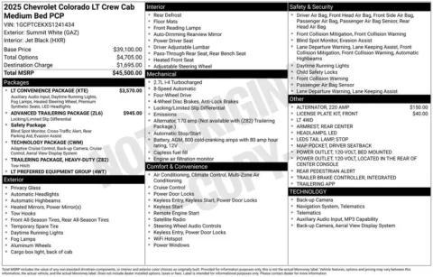 Photos of 2025 Chevrolet Colorado LT for sale in Indianola, IA at Gregg Young Buick GMC Indianola