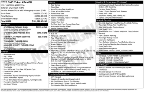 Photos of 2025 GMC Yukon AT4 for sale in Indianola, IA at Gregg Young Buick GMC Indianola