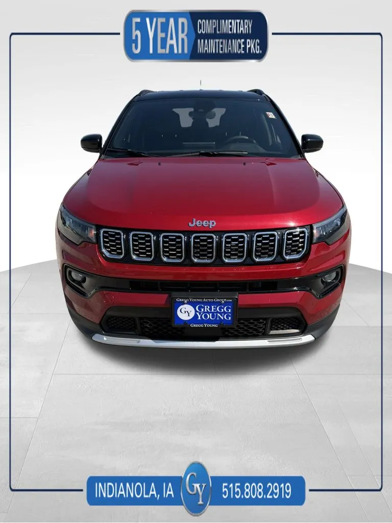 Red 2025 Jeep Compass Limited for sale in Indianola, IA