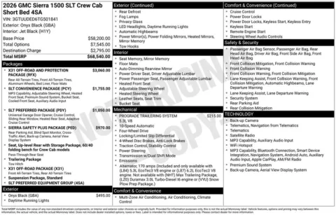Photos of 2026 GMC Sierra 1500 SLT for sale in Indianola, IA at Gregg Young Buick GMC Indianola