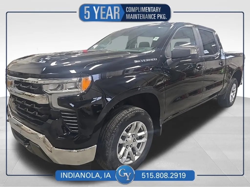 Black 2023 Chevrolet Silverado 1500 LT for sale in Indianola, IA