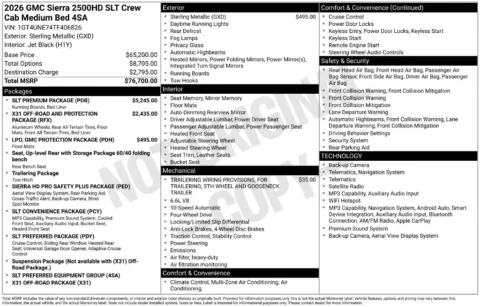 Photos of 2026 GMC Sierra 2500 HD SLT for sale in Indianola, IA at Gregg Young Buick GMC Indianola