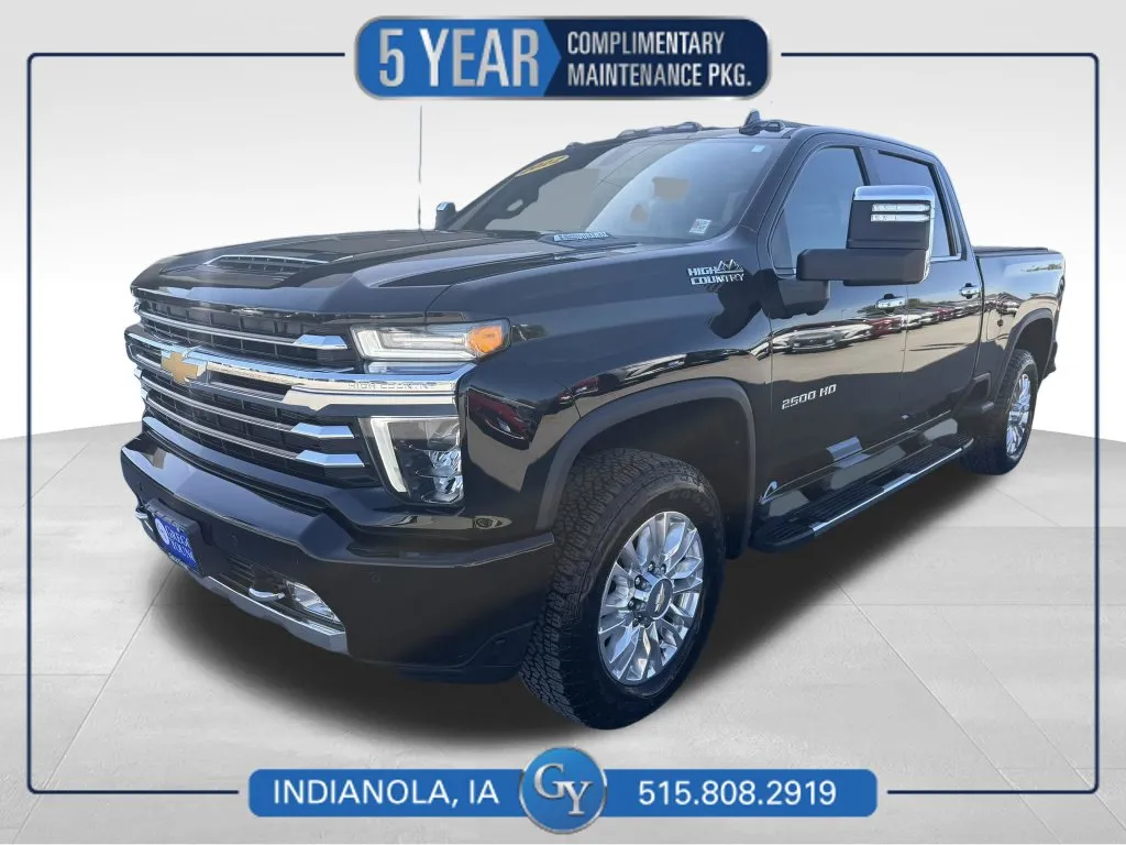 Black 2022 Chevrolet Silverado 2500 HD High Country for sale in Indianola, IA