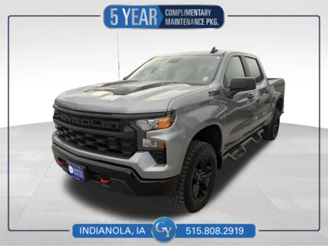 Gray 2024 Chevrolet Silverado 1500 Custom Trail Boss for sale in Indianola, IA