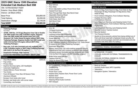 Photos of 2025 GMC Sierra 1500 Elevation for sale in Indianola, IA at Gregg Young Buick GMC Indianola