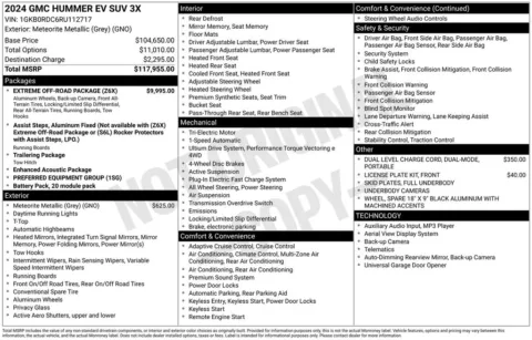 Photos of 2024 GMC Hummer EV SUV 3X for sale in Indianola, IA at Gregg Young Buick GMC Indianola