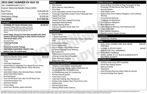 Photos of 2024 GMC Hummer EV SUV 3X for sale in Indianola, IA at Gregg Young Buick GMC Indianola