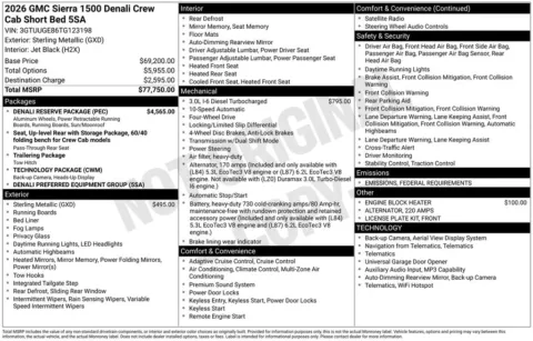 Photos of 2026 GMC Sierra 1500 Denali for sale in Indianola, IA at Gregg Young Buick GMC Indianola