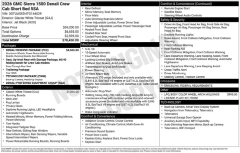 Photos of 2026 GMC Sierra 1500 Denali for sale in Indianola, IA at Gregg Young Buick GMC Indianola