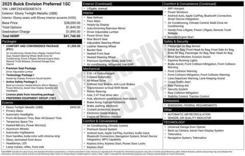Photos of 2025 Buick Envision Preferred for sale in Indianola, IA at Gregg Young Buick GMC Indianola