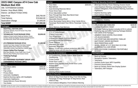 Photos of 2025 GMC Canyon AT4 for sale in Indianola, IA at Gregg Young Buick GMC Indianola