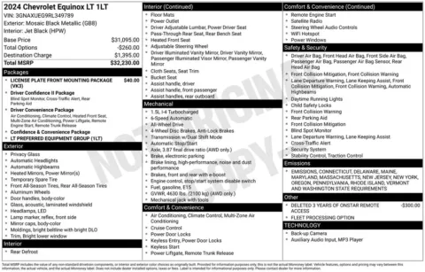 Photos of 2024 Chevrolet Equinox LT for sale in Indianola, IA at Gregg Young Buick GMC Indianola