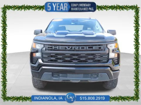 Black 2022 Chevrolet Silverado 1500 Custom Trail Boss for sale in Indianola, IA