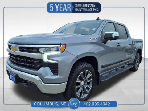 Gray 2024 Chevrolet Silverado 1500 LT for sale in Columbus, NE