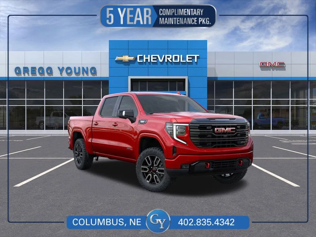 Red 2026 GMC Sierra 1500 AT4 for sale in Columbus, NE