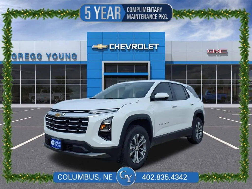 White 2026 Chevrolet Equinox LT for sale in Columbus, NE