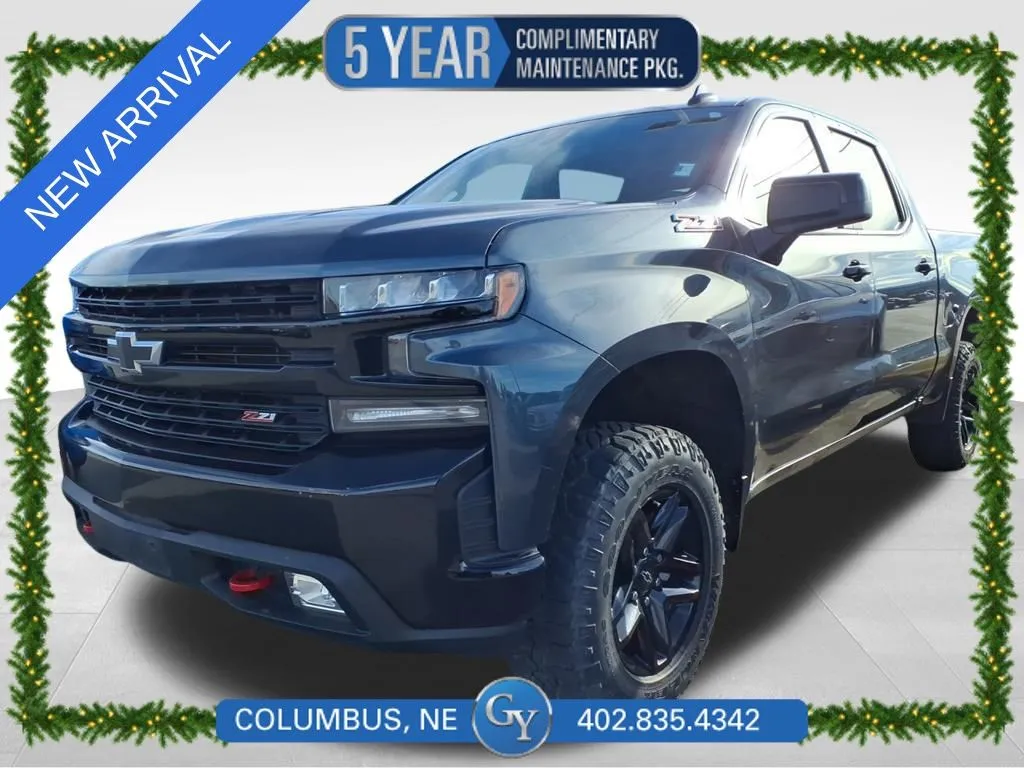 Gray 2021 Chevrolet Silverado 1500 LT Trail Boss for sale in Columbus, NE