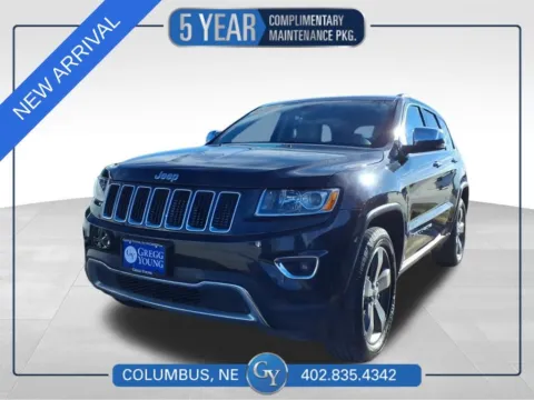 Black 2016 Jeep Grand Cherokee Limited for sale in Columbus, NE
