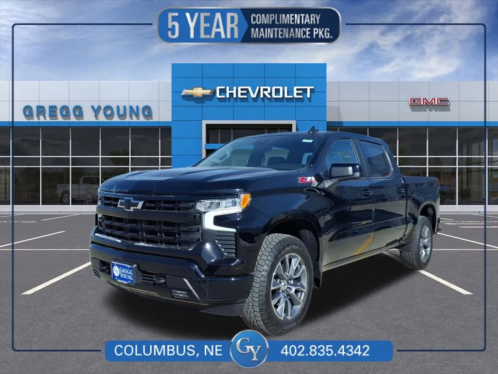 Black 2026 Chevrolet Silverado 1500 RST for sale in Columbus, NE