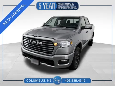 Silver 2025 Ram 1500 Laramie for sale in Columbus, NE