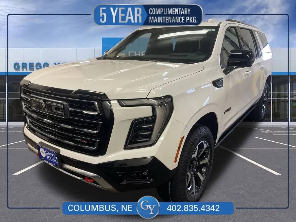 White 2026 GMC Yukon XL AT4 for sale in Columbus, NE