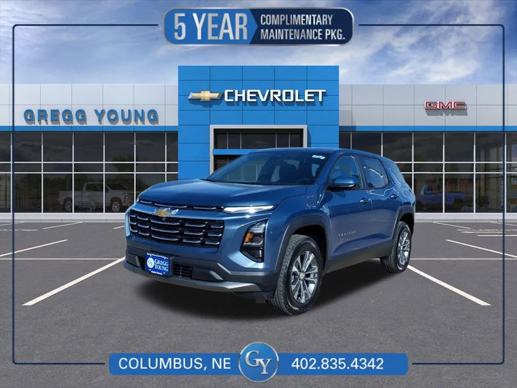 Blue 2026 Chevrolet Equinox LT for sale in Columbus, NE