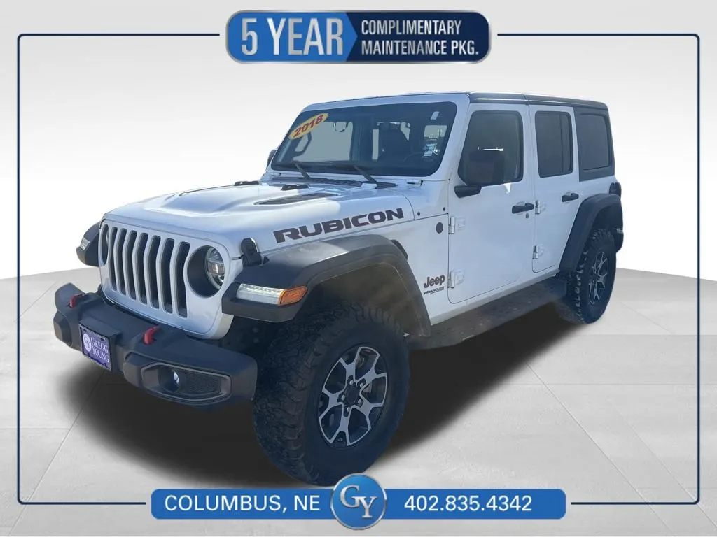 White 2018 Jeep Wrangler Unlimited Rubicon for sale in Columbus, NE