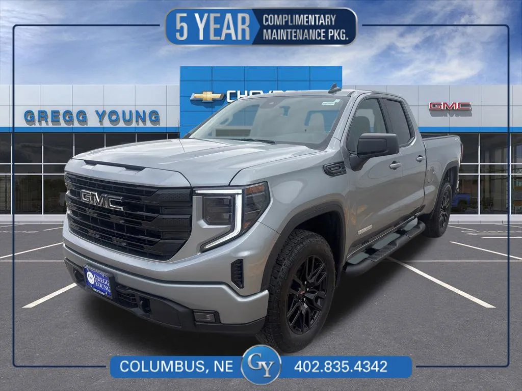 Gray 2026 GMC Sierra 1500 Elevation for sale in Columbus, NE