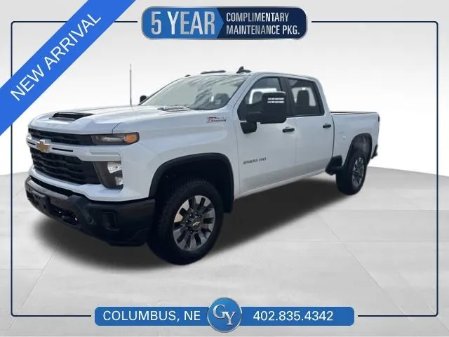 White 2025 Chevrolet Silverado 2500HD Custom for sale in Columbus, NE