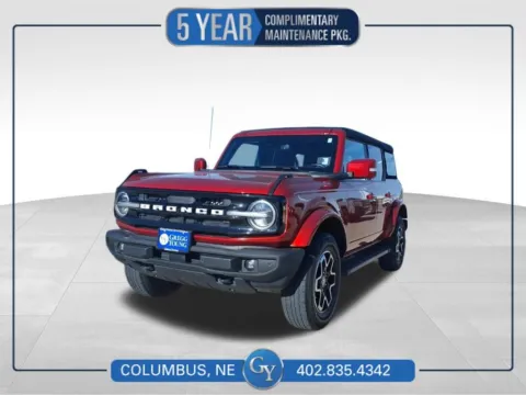 Red 2023 Ford Bronco Outer Banks for sale in Columbus, NE